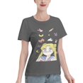 thumbnail image 2 of T-Shirt Basique à Manches Courtes pour Femmes Sailor Moon Lièvre Lunaire, 2 of 6