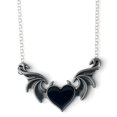 thumbnail image 2 of YOPTOP Skull Gothic Butterfly Pendant Necklace Rock Emo Goth Silver Color Chain Necklace,xl2, 2 of 7