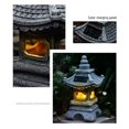 thumbnail image 3 of RKSTN Solar Light Solar 34cm Gray Four-Corner Palace Lamp Kitchen Gadgets, 3 of 8