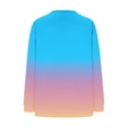 thumbnail image 3 of T-Shirts pour Femmes à Col en V à Manches Longues Imprimés Décontractés Amples, 3 of 6