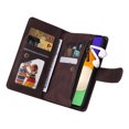 thumbnail image 5 of Case for Samsung Galaxy A52 5G Cover Zipper Pocket Wallet Case Magnetic Protective - Braun, 5 of 5