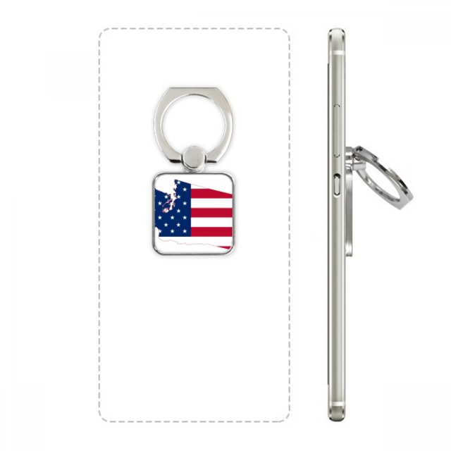 Carte de l'Amérique Étoiles Rayures Drapeau support Universel pour Téléphone Portable