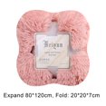thumbnail image 3 of Soft Warm Faux Fur Throw Blanket 80x120cm Microfiber Polyester Sofa Bed Nap Blanket for Adults, 3 of 4