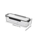thumbnail image 4 of Cagogo 2Pcs Refrigerator Organizer, Long Strip Food Storage Container With Drainage Shelf, Clear Plastic Kitchen Organizer for Fruits Vegetables, Refrigerator Storage Box for Meal Prep Leftovers, 4 of 9