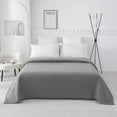 thumbnail image 1 of Mainstays Microfleece Blanket Gray T, 1 of 8