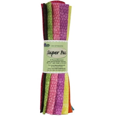FABRIC CREATIONS Super Pac fat quarter Bundle, 8x18x21