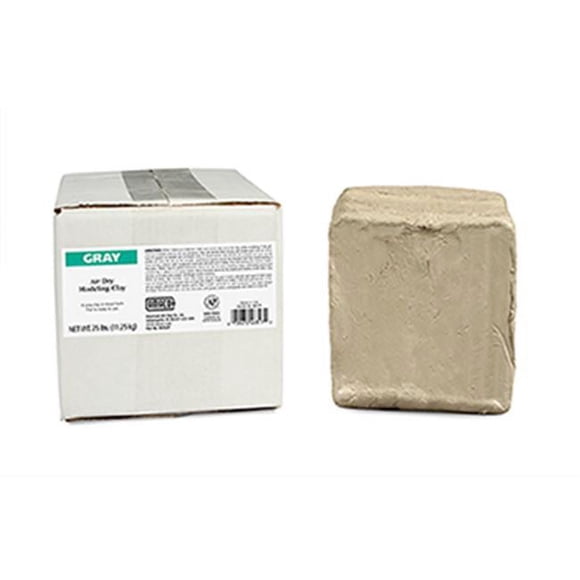 American Art Clay Ama46317P Amaco Air Dry Clay Gray 25 Lb
