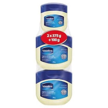 Vaseline Original Petroleum Jelly, 2 Packs of 375 g + 100 g