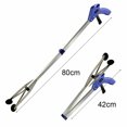 thumbnail image 4 of Honganda Foldable Long Trash Clamps, Grab Pick Up Tool, Curved Handle Portable Factory House Pickup Grabber Tool, 4 of 8