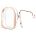 thumbnail image 1 of lionlar Clear Figure Display Bag Doll Display Bag for Collectors Action Figures Doll Apricot and Rope, 1 of 9