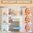 thumbnail image 4 of Vabches Coiffeuse avec 12 Lumières, Coiffeuse avec Miroir Éclairé, Commode à 4 Grands Tiroirs, 3 Modes d'Éclairage Luminosité Réglable, Moderne, Blanc, 4 of 8