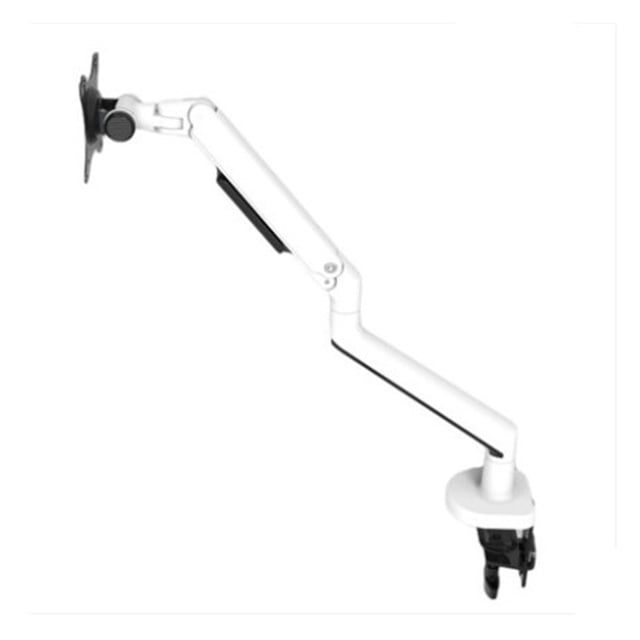 Aluminum Desktop Clamping 17-38" Monitor Holder Mechanical Spring Arm Free Lifting Full Motion TV Monitor Mount Load 11kgs ,Easy to Use