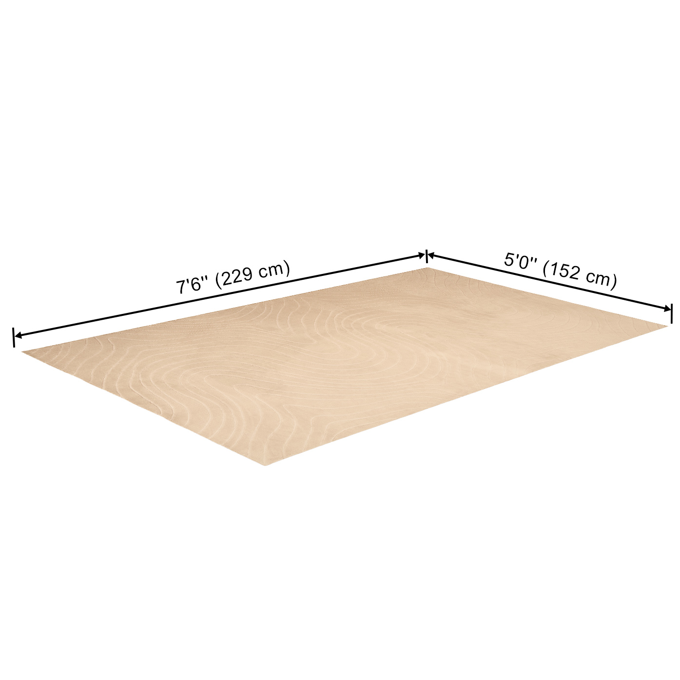Tapis Somos Lavable A la Machine Contemporain/Moderne pour Salon, Chambre, Salle Manger, Entrée