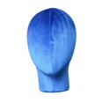 thumbnail image 1 of Mannequin Manikin Head Model Wigs Glasses Hats Stand Foam Display Stand Blue, 1 of 9