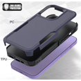 thumbnail image 3 of [PST] iPhone 15 Plus / 14 Plus Hard Case, Dual Layers Heavy Duty Rubber Armor Bumper Hard Case Cover, 3 of 5
