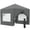 Dark Grey, variant on Outsunny 10'x10' Outdoor Pop Up Party Tent with Carrying Bag White