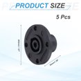thumbnail image 2 of 5pcs 4 Pole Speaker Jack Twist Lock,2 Inch XLR Speaker Panel Mount,Black, 2 of 7