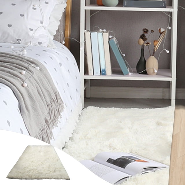 XYAIYT Soft Area Rug for Bedroom Shag Carpet with Antiskid Backing Furry Indoor Throw for Nursery and Dorm Easy to Clean Cozy Polyester Material for Living Room