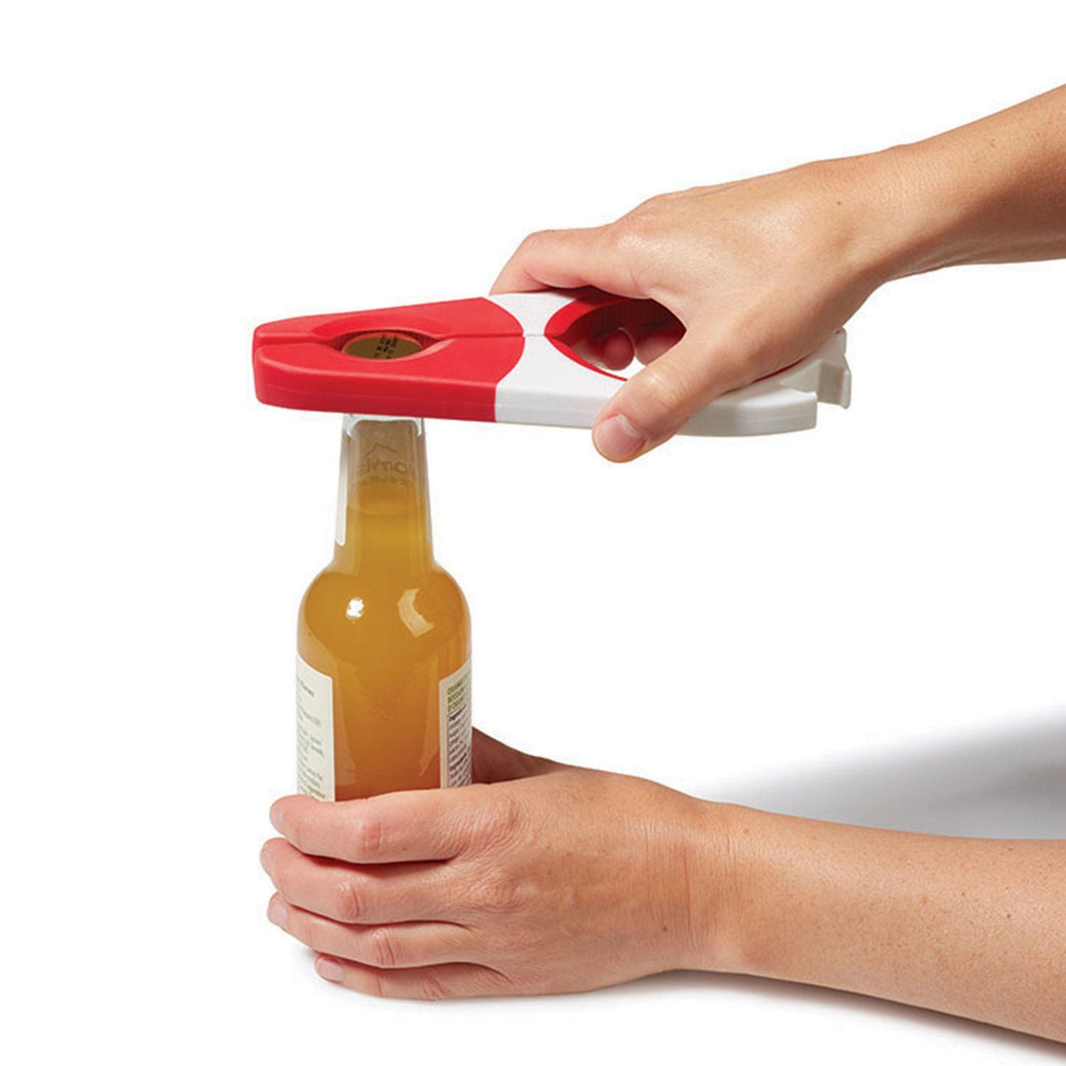 Starfrit Multitool Opener, Opens Lids of All Sizes, Non-Slip Handles for Secure Grip, Built-In Seal Popper, Jar and Bottle Opener Tool, Easy to Use, Dishwasher Safe