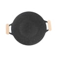 thumbnail image 3 of Elodie BBQ Pan Cookware Barbecue Tray Roast Plate for Picnic Kitchen Indoor Outdoor 28cm, 3 of 8