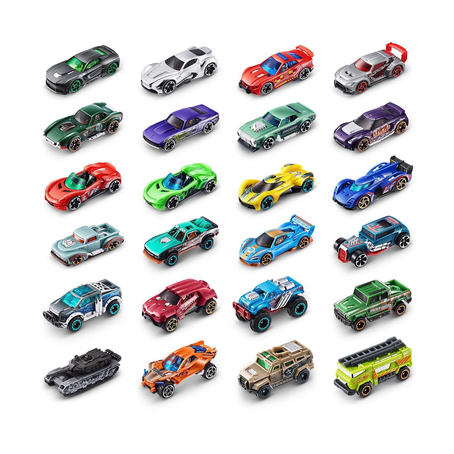 Ensemble de 1 petite voiture de course Machines en métal de ZURU (les styles peuvent varier
