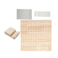 thumbnail image 4 of veasfak Crochet Board with 20 Pin Wood Professional Easy to Use Embroidery Blocking Mats, 4 of 9