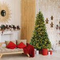 thumbnail image 3 of Gymax 6 FT Pre-Lit Artificial Christmas Tree Hinged Xmas Tree w/ 821 Branch Tips & 560 LED Lights, 3 of 10