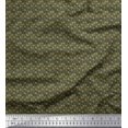 thumbnail image 1 of Soimoi Japan Crepe Satin Fabric Circle Small Decor Fabric Printed Yard 42 Inch Wide, 1 of 3