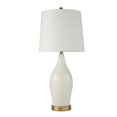 thumbnail image 1 of Sagebrook Home Lampe de Table en Céramique 31 Pouces avec USB, Blanc, 1 of 1