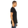 thumbnail image 3 of Bella Canvas Mens Jersey V-Neck Tee, L, Black, 3 of 3