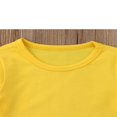 thumbnail image 4 of Baby Girl Long Sleeve T-shirt Crew Neck Cotton Ruffle Tops, 4 of 5