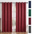 thumbnail image 1 of Sentmoon Blackouts Curtains for Bedroom Curtains Curtain Panel Pair 39 Inch W X 78 Inch L Curtain Set Stacking Elegant Curtains for Bedroom Curtains Round Hole Curtains Kitchen Curtains, 1 of 7