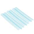 thumbnail image 1 of Poignet de Liaison en Feuille en Vrac, Outil de Fixation en Papier PP Résistant à l'Usure 30 Trous de 22 Mm de Diamètre Intérieur Réutilisable pour le Bleu Transparent de Bureau, 1 of 8