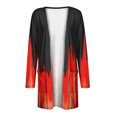 thumbnail image 5 of Pompotops Blouse Décontractée à Manches Longues Imprimée pour Femme avec Poche Cardigan Manteau Liquidation, 5 of 5