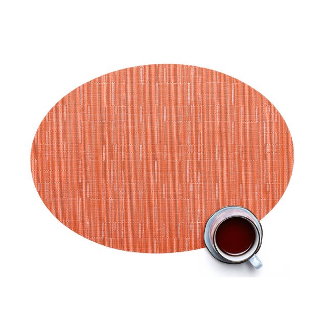 tredstone Oval PVC Placemat Non-Slip Plastic Table Mat Water-proof Plate Dish Pads Coaster Kitchen Bar Accessories