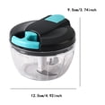 thumbnail image 3 of Binwennn Small Kitchen Aid Mixers with Attachments Manual Meat Grinder Vegetable Cutter Garlic Crusher Dumpling Filling Baby Food Machine Hand Cut, 3 of 8