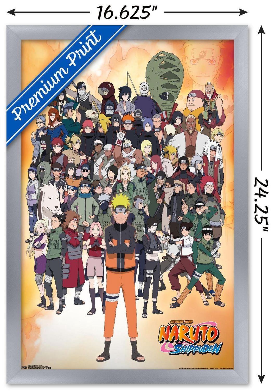 Naruto Shippuden - Group Wall Poster