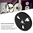 thumbnail image 4 of 1/4 5 Inch Empty Tape Reel For Reel To Reel Tape Players, 3 Hole Aluminum Alloy Universal Open Reel Sound Tape Empty Reel, Opening Machine Part Sound Tape Takeup Reel, 4 of 8