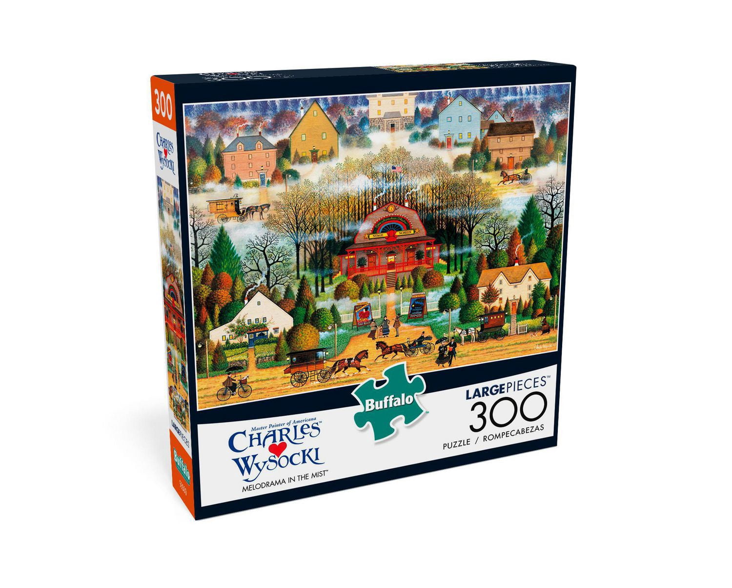 Buffalo Games - Le puzzle Charles Wysocki - Melodrama in the Mist - en 300 pièces
