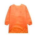thumbnail image 2 of Kids Smock Painting Drawing Bib Waterproof Apron Orange_M 90-150cm, 2 of 3