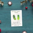 thumbnail image 4 of Riforla Cute Pickle Design Pocket Hug Card Pocket Hug Card Funny Positive Pickle with Emotional Support Card Pickle Party Decorations Graduation Pickle Greeting Card A, 4 of 5