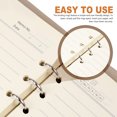 thumbnail image 2 of KAKOWELY metal binder rings 20pcs Binder Rings Desk Calendar Binding Rings Notebook Binder Rings Clips Binding Spines Combs Paper Book Binding Tools1.57"X0.98"X0.98", 2 of 5