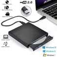 thumbnail image 1 of EIGTHTAIL USB External DVD CD RW Disc Burner Combo Drive Reader for Windows 98/8/10 Laptop PC, 1 of 8