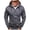 Dark Gray, variant on Men's Hoodies Men Hoodies and Sweaters Thick Hoodies Graphic Printed Hooded Zipper Sweatshirts Men Hoodie Adult Male Clothing Grey XXL