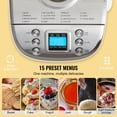 thumbnail image 2 of VEVOR 3 lb Bread Maker - 15-in-1, Nonstick Ceramic Pan, Digital, Programmable, 2 of 9