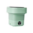 thumbnail image 3 of Folding Washing Machine, Compact Small Washer, 6.5L Lightweight Folding Washing Machine, Mini Portable Clothes Washer for Camping, RV, Apartment Green, 3 of 8