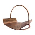 thumbnail image 1 of Luzkey Fireplace Log Holder .Metal Wood Rack Tote Carrier. Multipurpose Sturdy Firewood Rack Storage Organizer for Fireplace Home copper color, 1 of 7