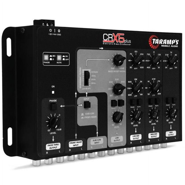 Taramps CRX5 Crossover Taramps Plus 5-Way Automotive Sound