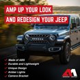 thumbnail image 3 of AMERICAN MODIFIED Grille w/Lights for 18-23 Jeep Wrangler JL & Gladiator JT, 3 of 12