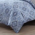 thumbnail image 2 of City Scene Milan Blue Comforter Set, King, 2 of 5
